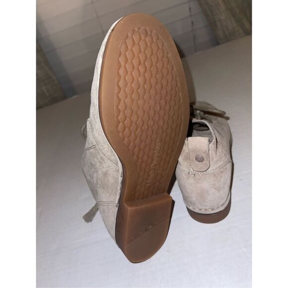 Hush Puppies Cyra Catelyn Women's 7 Suede Lace Up Chukka Ankle Taupe Boots A36 - Picture 6 of 8